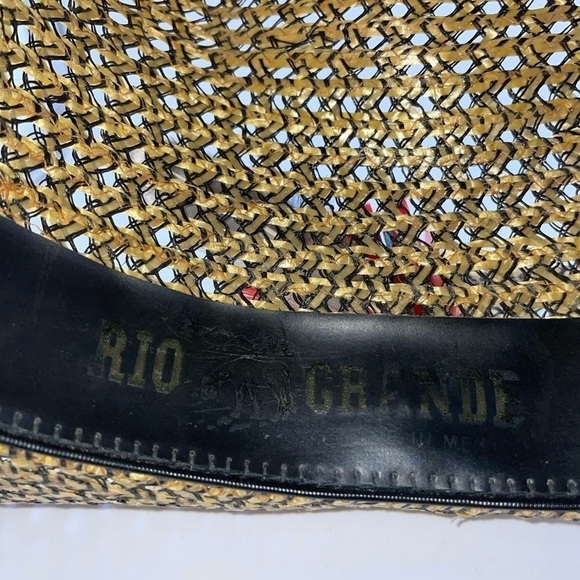 RIO GRANDE Men Size 58 (7 1/4) San Francisco Hat Co Hard Straw Cowboy  Hat‌‌‌‌‌ - Picture 12 of 13